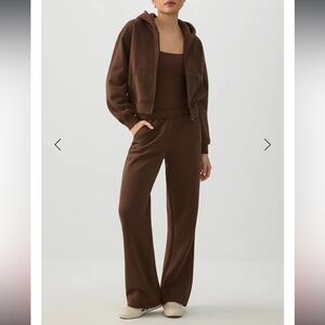 Ardene Chocolate mocha Brown sweatpants & Hoodie Set🤎